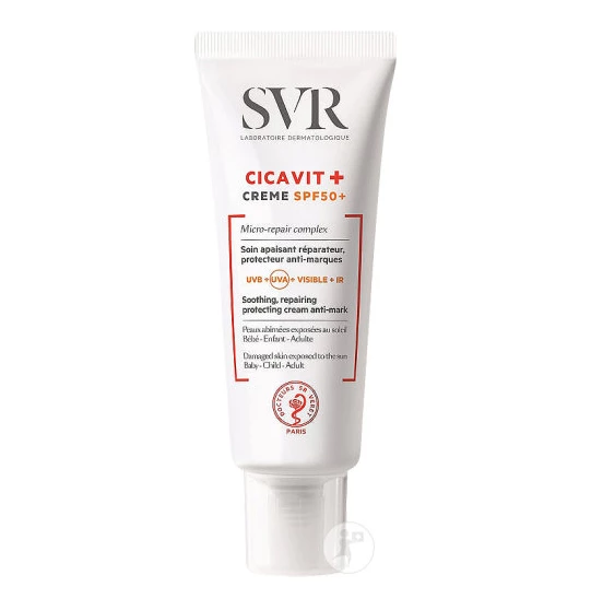 SVR Cicavit+ Crème SPF50+ Soin Réparateur et Protecteur Anti-Marques - 40ml