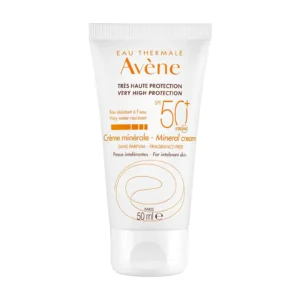 Avène Crème Minérale SPF 50+ - Très Haute Protection Peaux Intolérantes - 50ml