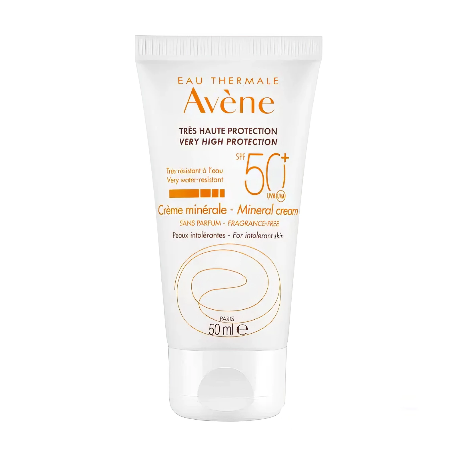 Avène Crème Minérale SPF 50+ - Très Haute Protection Peaux Intolérantes - 50ml