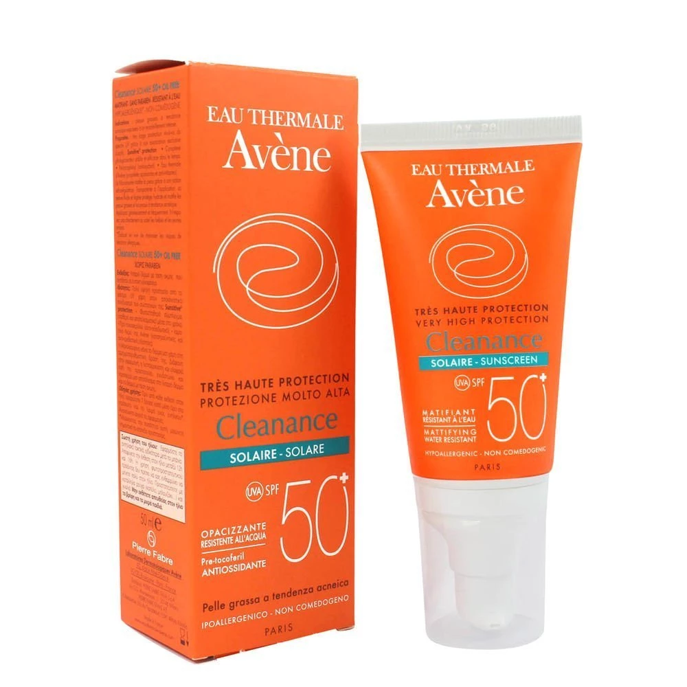 Avène Cleanance Solaire SPF 50+ – Matifiant & Anti-Imperfections - 50ml